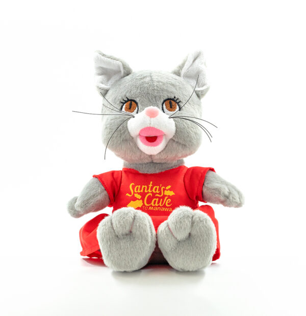 Photograph of a children's plush kitten toy